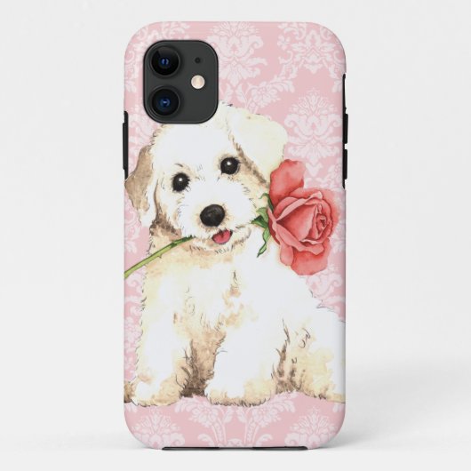 Valentijn Roos Bichon Case-Mate iPhone Case (Achterkant)