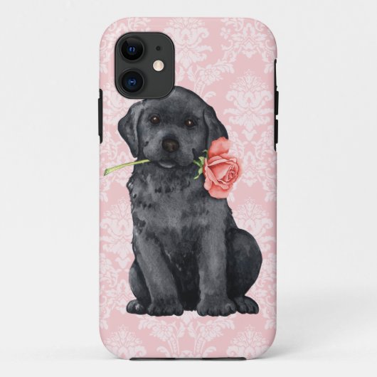 Valentijn Roos Black Lab Case-Mate iPhone Case (Achterkant)
