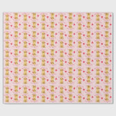 Valentijn Roos Chesapeake Bay Retriever Cadeaupapier (Vlak)