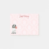 Valentijn Roos English Cocker Spaniel Post-it® Notes (Voorkant)