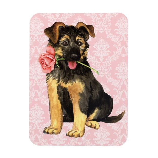 Valentijn Roos GSD Magneet (Verticaal)