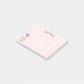 Valentijn Roos Italiaans Goudsher Post-it® Notes (Schuin)