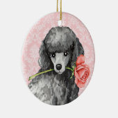 Valentijn Roos Miniatuur Podle Keramisch Ornament (Rechts)