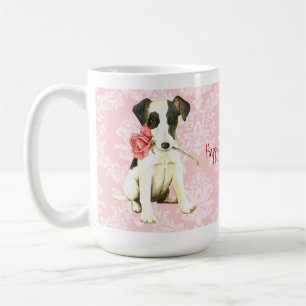 Valentijn Roos Smooth Fox Terrier Koffiemok