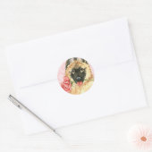 Valentijn Roos Tervuren Ronde Sticker (Envelop)