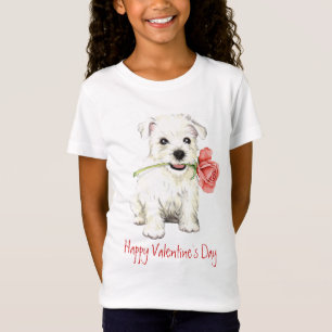 Valentijn Roos Westie T-shirt
