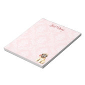 Valentijn Roos Wheaten Notitieblok (Gedraaid)