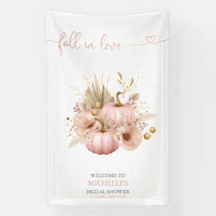 Valentijn Roze Boho Pompoen Welkomstbord Spandoek