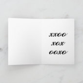 Valentijn roze hart jurk dame aankondiging (Binnen)