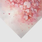 Valentijn roze hartenballonnen tissuepapier (Detail)