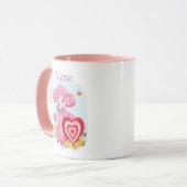  Valentijn Roze Poedel Mok (Voorkant links)