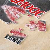 Valentijn Russisch blauw katje Legpuzzel (Zijkant)