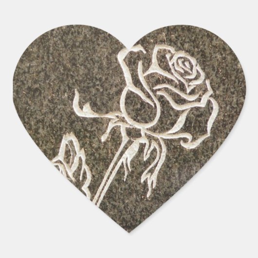 Valentijn’s Day Roos Sticker (Voorkant)