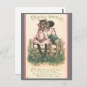 Valentijn schattig-Afrikaanse Paar Briefkaart (Voorkant / Achterkant)