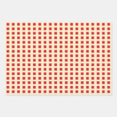 Valentijn schattige katten stippen vierkant patroo inpakpapier vel (Voorkant 3)