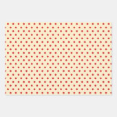 Valentijn schattige katten stippen vierkant patroo inpakpapier vel (Voorkant 2)