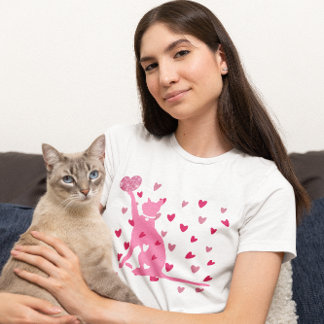 Valentijn Schattigee kat T-shirt