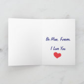 Valentijn Schnauzer Dog Feestdagen Kaart (Binnen)