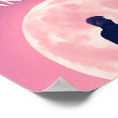 valentijn shirt, liefde maan poster (Hoek)