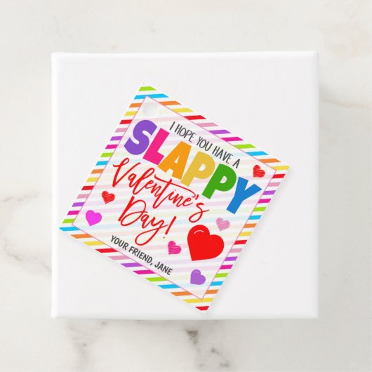 Valentijn slap armband cadeau Label (In situ)