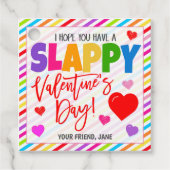 Valentijn slap armband cadeau Label (Voorkant)