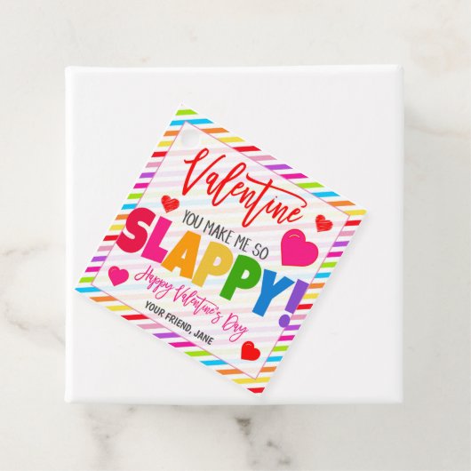 Valentijn slap armband cadeau Label (In situ)