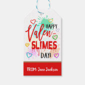 Valentijn Slime Gift Labels Cadeaulabel (Voorkant)