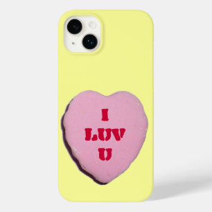 Valentijn Snoep Heart Case-Mate iPhone 14 Plus Hoesje