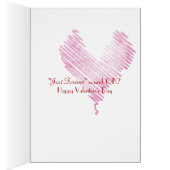 Valentijn Snoep Kiss op hart (Binnen (Rechts))