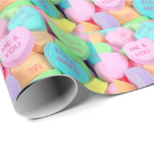 valentijn snoep liefde harten cadeaupapier (Rol Hoek)