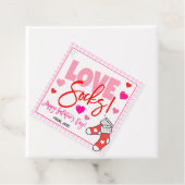 Valentijn sok cadeau Label (In situ)