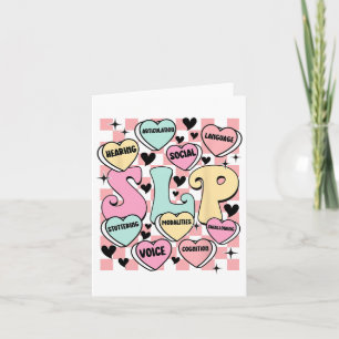 Valentijn spraaktherapie patholoog hart snoep S Kaart