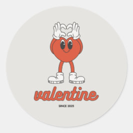 Valentijn sticker