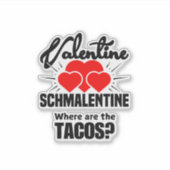 valentijn - sticker tegen valentijnskaarten (Voorkant)