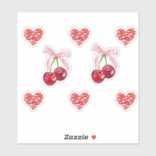 Valentijn stickers (Vel)