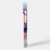 Valentijn Stralend Liefde Hart Splash Case-Mate iPhone Case (Achterkant / Links)