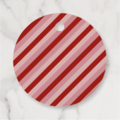 Valentijn Stripes Bedankjes Labels (Achterkant)