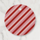 Valentijn Stripes Bedankjes Labels (Voorkant)