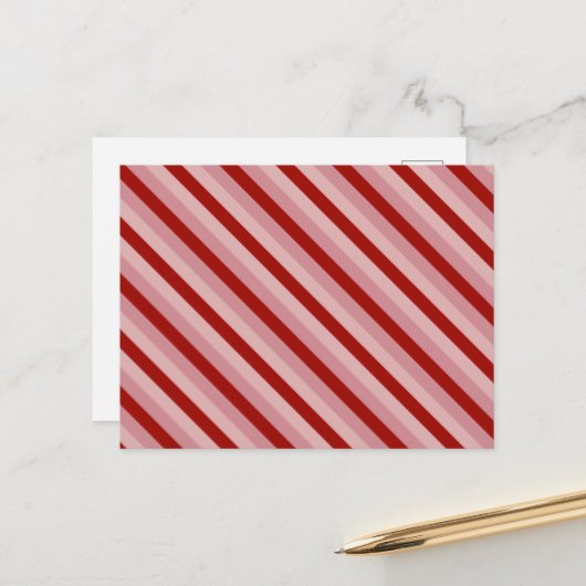 Valentijn Stripes Briefkaart (Voorkant / Achterkant in situ)