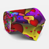 Valentijn Stropdas hart - Aangepast (Opgerold)