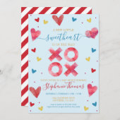 Valentijn SweeBoy Baby shower Kaart (Voorkant / Achterkant)