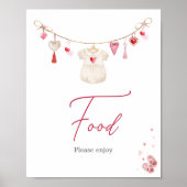 Valentijn Sweetheart Food Poster (Voorkant)