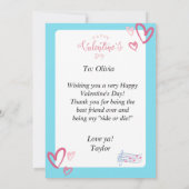 VALENTIJN SWIFT-GEÏNSPIREERDE KAART (Achterkant)