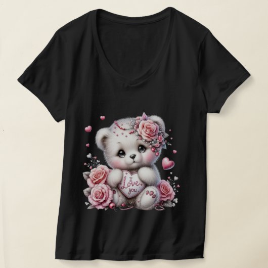 Valentijn thema t-shirt (Laagn)