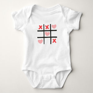 Valentijn Tic Tac Toe Romper