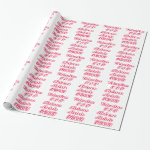 Valentijn Tip: Hakuna Matata Grappige Tekst Kunst Cadeaupapier