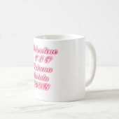 Valentijn Tip: Hakuna Matata Grappige Tekst Kunst  Koffiemok (Voorkant rechts)