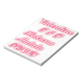 Valentijn tip hakunamatata grappige romantische kl notitieblok (Gedraaid)