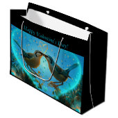 Valentijn Tortelduifjes Groot Cadeauzakje (Voorkant Gekanteld)