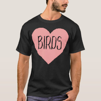 Valentijn Tortelduifjes vogels T-shirt
